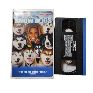 Snow Dogs VHS Movie PG Disney 2002 Comedy Adventure Family